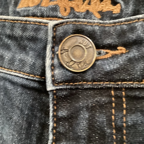 Kut from the Kloth Women's Dark Blue Boyfriend Jeans 8 - Picture 5 of 11